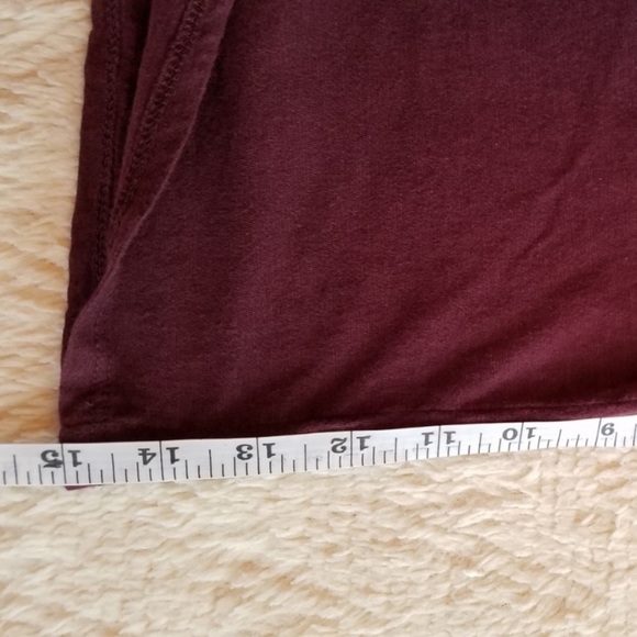 EUC Loft size XS maroon top cold shoulder - Picture 3 of 6